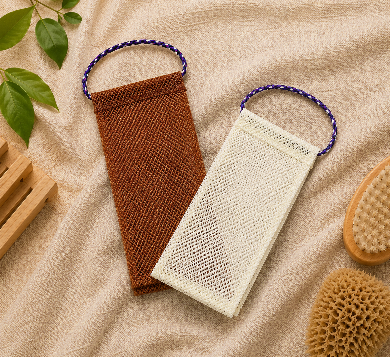 Sapo Exfoliating Shower Net