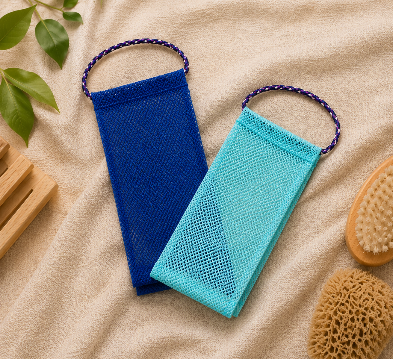 Sapo Exfoliating Shower Net